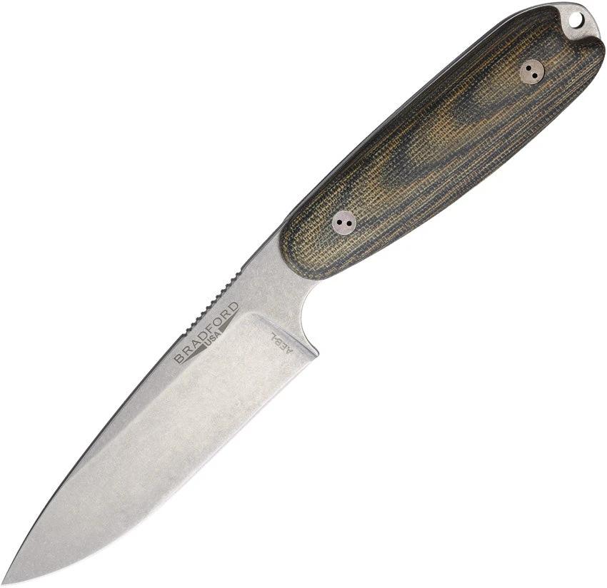 Bradford Knives Guardian 3.5XL Fixed Blade cam 35XL-109-AEBL by Bradford Knives