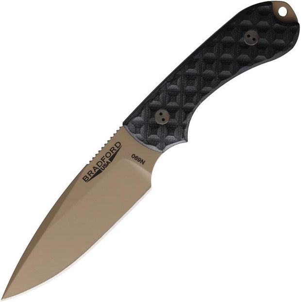 Bradford Knives Guardian 3 Coyote Cerakote 3FE-001CB-N690 by Bradford Knives