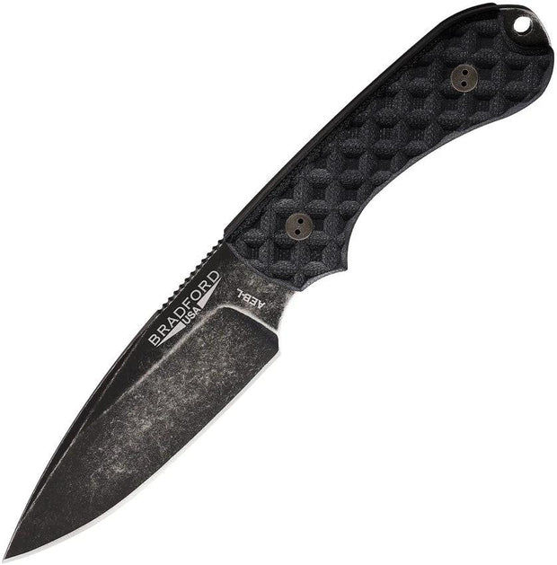 Bradford Knives Guardian 3 Textured Black 3FE-001N- AEBL by Bradford Knives