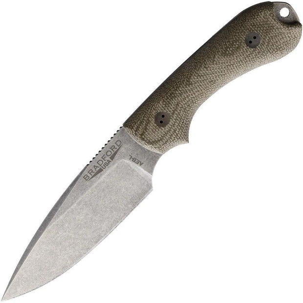 Bradford Knives Guardian 3 3D OD Green 3FE-102-AEBL by Bradford Knives