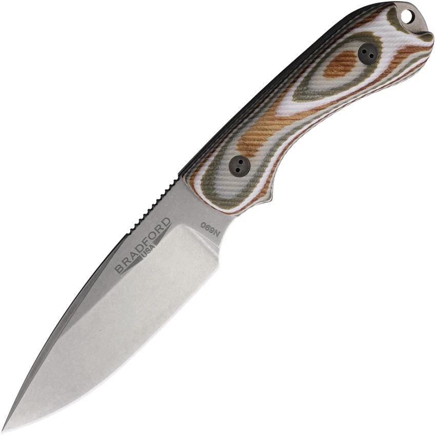 Bradford Knives Guardian 3 Snow Camo 3FE-127-N690 by Bradford Knives