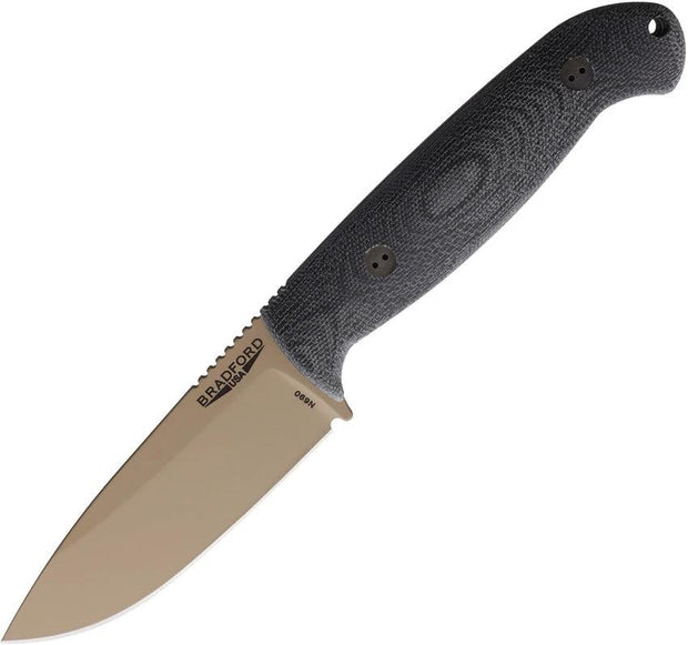 Bradford Knives Guardian 4.5 Coyote Cerakote 4.5S-101CB-N690 by Bradford Knives