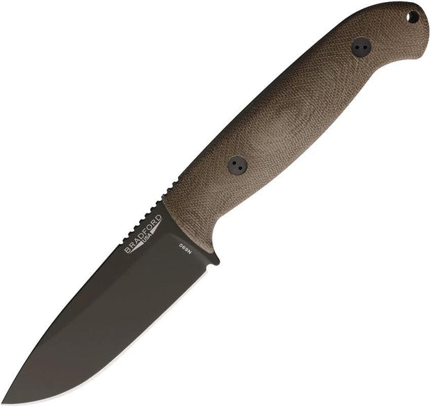 Bradford Knives Guardian 4.5 OD Cerakote 4.5S-102OD-N690 by Bradford Knives