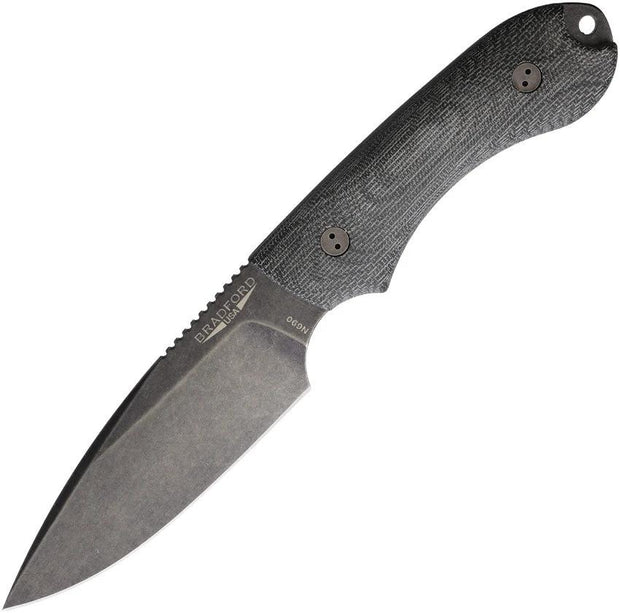 Bradford Knives Guardian 4 3D Black Micarta 4FE-101N-N690 by Bradford Knives