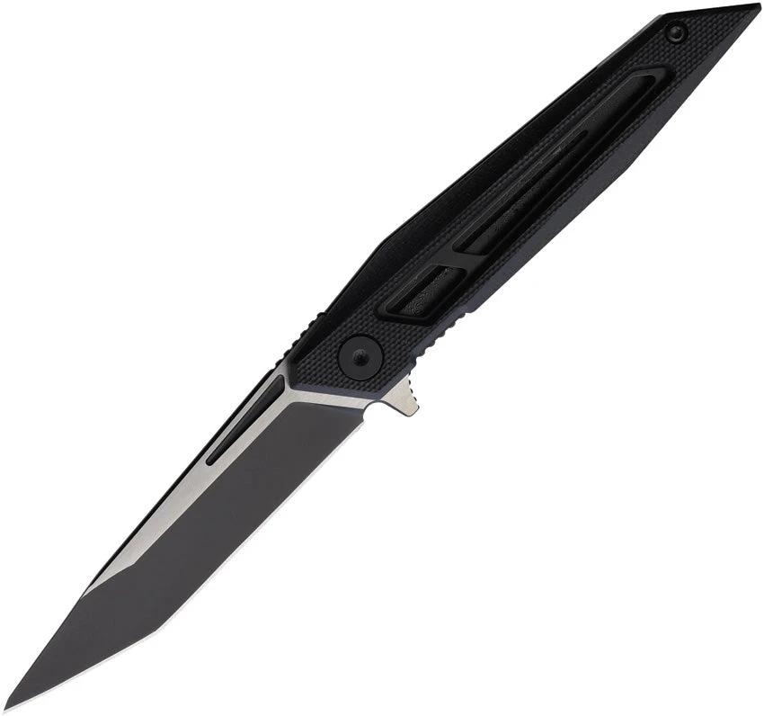 Brous Blades Gaviton Linerlock Black GRAVITON BLACK/SATIN by Brous Blades