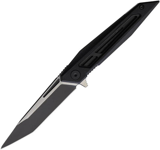 Brous Blades Gaviton Linerlock Black GRAVITON BLACK/SATIN by Brous Blades
