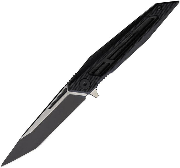 Brous Blades Gaviton Linerlock Black GRAVITON BLACK/SATIN by Brous Blades