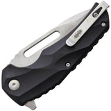Brous Blades Reloader Linerlock Knife Stonewash Finish 3.75in Blade Extended Tang EDC Ready by Brous Blades
