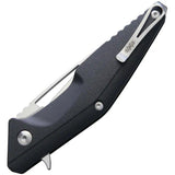 Brous Blades Division Linerlock Folding Knife Satin 4.5In Blade Extended Tang EDC Enthusiasts by Brous Blades