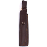 BRISA Trapper 95 Fixed Blade Knife Curly Birch Handle Full Tang 8.25in ELMAX For Outdoor Enthusiasts by BRISA