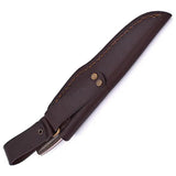 BRISA Trapper 95 Fixed Blade Knife With Green Micarta Handle Elmax Steel Full Tang Scandi Grind For Outdoors by BRISA