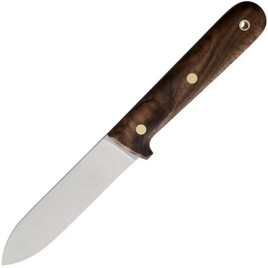 BRISA Kephart Knife 115 Fixed Blade 80CrV2 Steel With Stabilized Walnut Handle For Outdoorsmen And Collectors by BRISA
