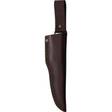 Brisa Trooper 95 Fixed Blade Knife for Outdoor Enthusiasts Satin 12C27 Steel Birch Handle Full Tang Leather Sheath by Brisa
