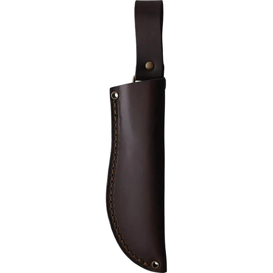 Brisa Skinner Knife For Hunters 3.5 Inch Satin Elmax Blade Curly Birch Handle Full Tang Lanyard Hole Belt Sheath by BRISA