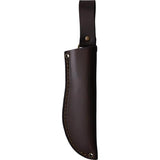 Brisa Skinner Knife For Hunters 3.5 Inch Satin Elmax Blade Curly Birch Handle Full Tang Lanyard Hole Belt Sheath by BRISA