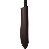 BRISA Bigmuk Curly Birch 391 Camp Knife With 80CrV2 Steel Full Tang Premium Leather Sheath by BRISA