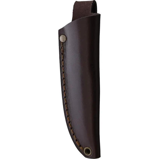 Brisa Crafter Fixed Blade Knife With Ash Wood Handle Full Tang Satin Scandi Grind 14C28N Blade For Outdoor Enthusiasts by Brisa