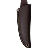 BRISA Bobtail 80 Fixed Blade Knife Drop Point Satin 12C27 Sandvik Blade Curly Birch Handle Full Tang for Outdoor Enthusiasts by BRISA