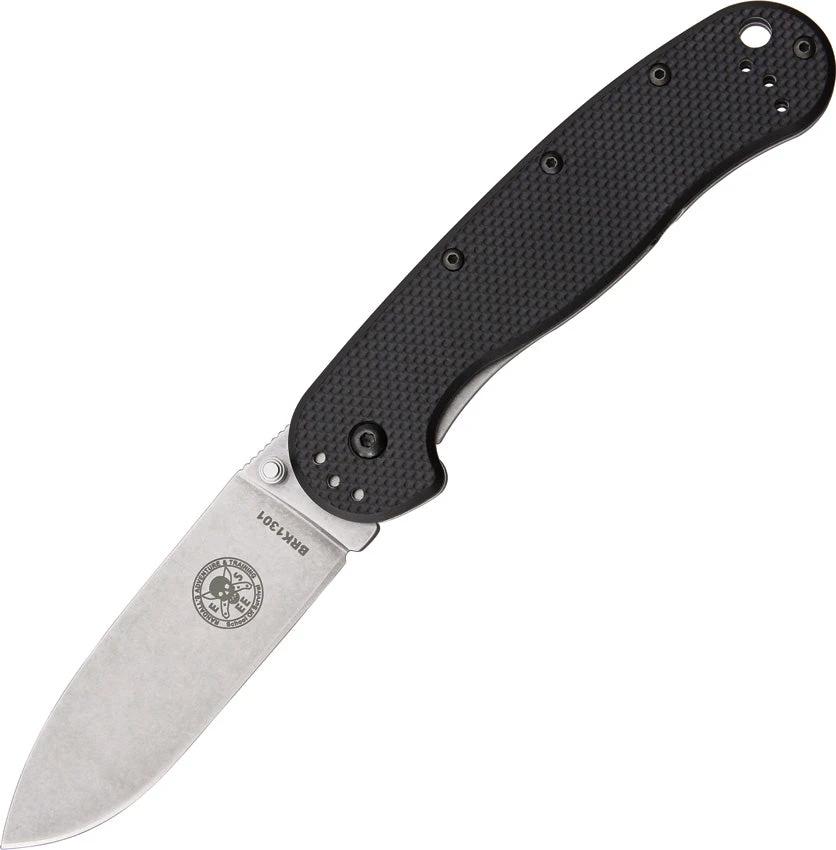 BRK Designed by ESEE Avispa Black Handle Satin BRK1301 BLACK HANDLE SATIN BLA by BRK Designed by ESEE