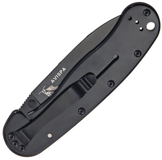 BRK Designed by ESEE Avispa Knife 3.5 Inch AUS 8 Drop Point Black Handle for Outdoor EDC Enthusiasts by BRK Designed by ESEE