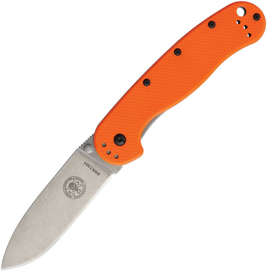 BRK Designed by ESEE Avispa Framelock Orange BRK1301ORANGE SATIN BLADE