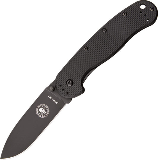 BRK Designed by ESEE Avispa Framelock Black D2 BRK1302BLK D2 BLK