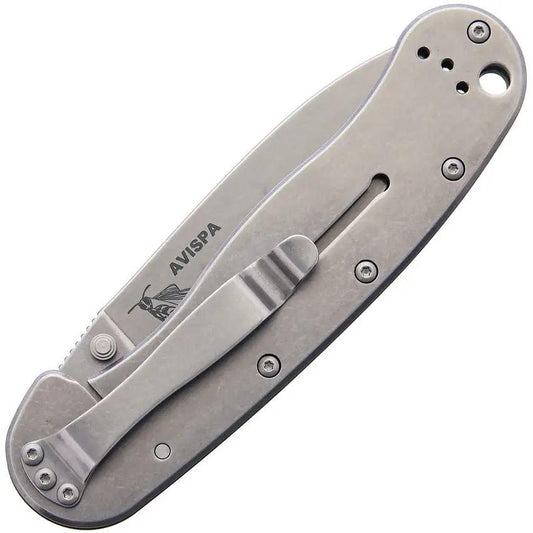 BRK Designed By ESEE Avispa Framelock Knife SK5 Carbon Steel Blade OD Green Textured Handle For Outdoor EDC Enthusiasts by BRK Designed by ESEE