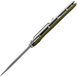 BRK Designed By ESEE Avispa Framelock Knife SK5 Carbon Steel Blade OD Green Textured Handle For Outdoor EDC Enthusiasts by BRK Designed by ESEE
