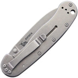 BRK Avispa Framelock Knife By ESEE SK5 Black Handle Stonewashed Blade 5in Closed For EDC Enthusiasts by BRK Designed by ESEE