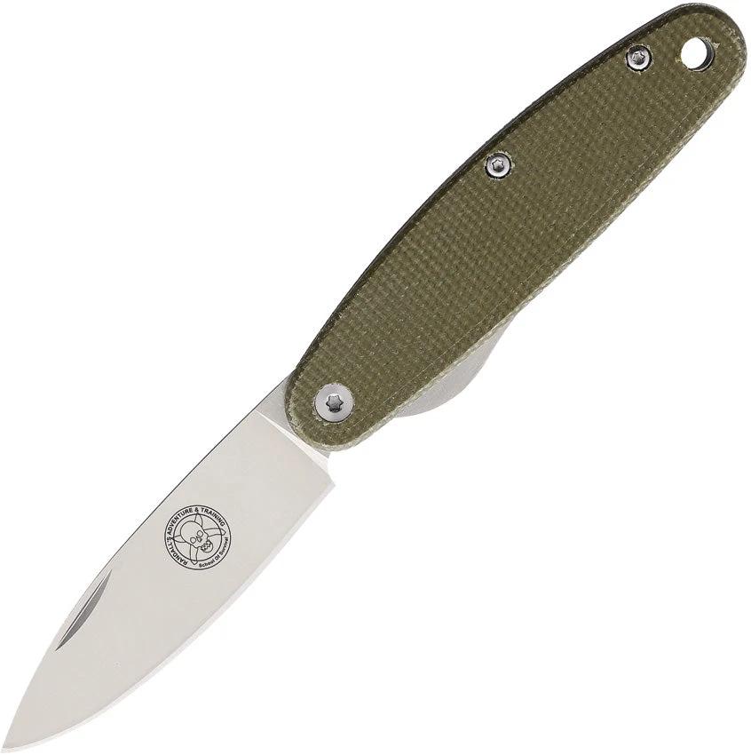 BRK Designed by ESEE Churp Linerlock Green BRKC1 GREEN MICARTA by BRK Designed by ESEE