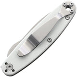 BRK Churp Linerlock Knife By ESEE With White G10 Handle D2 Satin Blade EDC Ready by BRK Designed by ESEE
