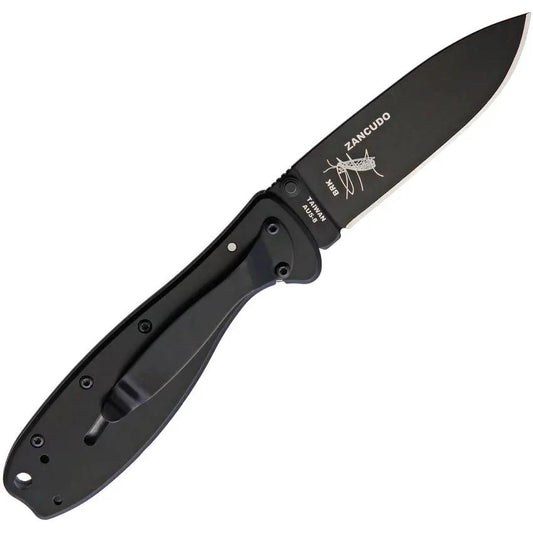 BRK Zancudo Framelock Knife By ESEE, 4in Closed, 3in AUS-8 Blade, Foliage Green Black Handle For EDC by BRK Designed by ESEE
