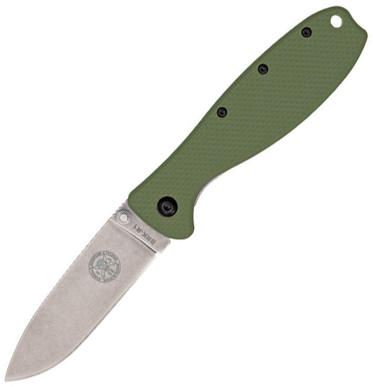 BRK Designed by ESEE Zancudo Framelock BRKR1OD OD GREEN HANDLE