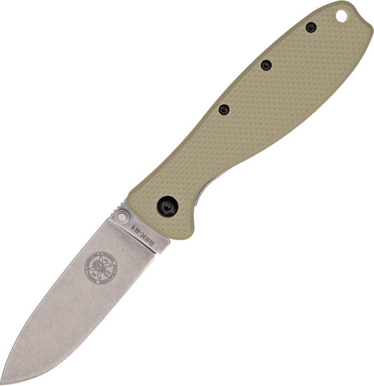 BRK Designed by ESEE Zancudo Framelock Tan D2 BRKR2DT D2