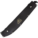 BR Rinaldi Machete 135 With 16 Inch Spring Steel Blade And Stacked Leather Handle For Rugged Outdoor Enthusiasts by BR Rinaldi