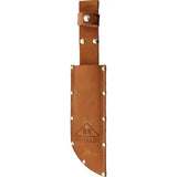 BR Rinaldi Hunter Knife 240 With F240 Sheath For Outdoorsmen Durable Clip Point Spring Steel Blade Leather Handle by BR Rinaldi