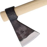 Rinaldi America Axe 500g Head, Durable Spring Steel, 18.25in Wood Handle For Outdoor Enthusiasts by BR Rinaldi