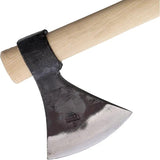 BR Rinaldi Trento Axe 500g 18 Inch Wood Handle With 5 Inch Cutting Edge Spring Steel Head For Campers And DIYers by BR Rinaldi