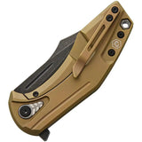 Bladerunners Systems Overwatch Framelock Bronze Titanium Knife for Premium EDC Enthusiasts CPM S35VN Blade by Bladerunners Systems
