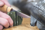 Brusletto Knife Sharpener BO10124 Portable Pocket Tool With Durable Carbide And Ceramic Rods For Outdoor Enthusiasts by Brusletto