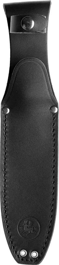 Brusletto Villmarka Small Outdoor Knife BO10143 With Satin 440C Blade Olive Wood Handle Belt Sheath by Brusletto