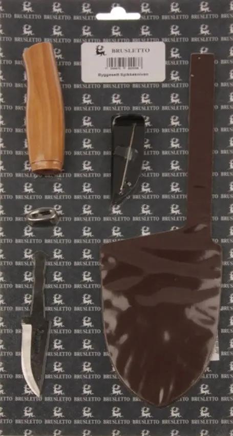 Brusletto Spikkekniv DIY Knife Kit All In One Starter For Knife Making Hobbyists Bundle Included by Brusletto