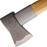 Bison 1879 Splitting Hatchet 20In Durable With Oiled Hickory Handle And Lanyard Hole Leather Sheath For Campers by Bison 1879