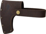 Bison 1879 Splitting Hatchet 20In Durable With Oiled Hickory Handle And Lanyard Hole Leather Sheath For Campers by Bison 1879