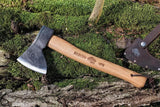 Bison 1879 Hunting Hatchet 13in With 5in Steel Head Oiled Hickory Handle For Hunters Belt Sheath by Bison 1879
