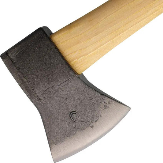 Bison 1879 Throwing Hatchet 16In With 5In Steel Head Durable Oiled Hickory Handle Leather Sheath For Outdoorsmen by Bison 1879