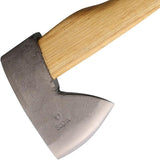 Bison 1879 Oberharzer Axe 24In Outdoorsmen With 6.5In Steel Head 4.5In Cutting Edge Oiled Hickory Handle Leather Sheath by Bison 1879