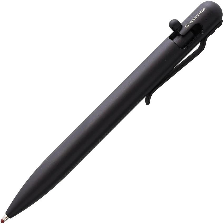 Bastion Bolt Action Pen Titanium Black PEN-BLTACN-TTN-BLK by Bastion