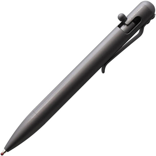 Bastion Bolt Action Pen Titanium Gray PEN-BLTACN-TTN-GRY by Bastion