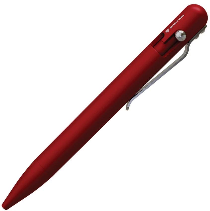 Bastion Bolt Action Pen Aluminum Red PEN-BLTACN-ALRED by Bastion